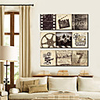 Stretched Canvas Art Vintage Old Times Set of 3