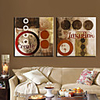 Stretched Canvas Print Art Words Creat and Imagine Set of 2