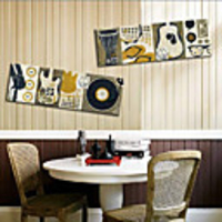 Stretched Canvas Print Still Life Set of 2 1301-0205