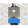 Stretched Canvas Print Thunder