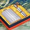 Strip Style 8-oz Flask In Gift Box