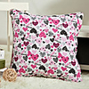 Stylish Beautiful Cartoon Style Heart Pattern Pillow With Insert