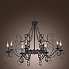 Stylish Chandelier with 8 Lights in Antique Style