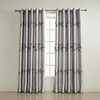 Stylish Embroidery Floral Room Darkening Curtain Panel