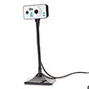 Stylish Excited Chicken Pattern Plug-and-Play USB Webcam with LED Light and Microphone