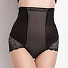 Stylish Fiber With Lace High Waist Shaper Briefs