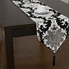 Traditional Cut Velvet Jacquard Floral Table Runners