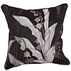 Traditional Elegant Floral Faux Suede Decorative Pillow Cover