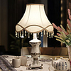Traditional Elegant Vase Resin Table Lamp Macrame Shade(220-240V)