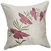 Traditional Embroidery Faux Suede Decorative Pillow Cover