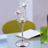 Triple Branch Crystal Flower Table Lamp