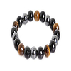 triple protection bracelet for protection bring luck and prosperity hematite black obsidian tiger eye stone bracelets (10mm) Lightinthebox