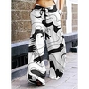 Trousers Palazzo Pants Wide-Leg Pants Print Street Style Punk Gothic Pants For Women