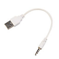 USB 2.0 to 3.5mm Jack Data Sync Cable for mp3 mp4