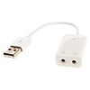 USB to Audio 3.5mm Crystal Blue Sound Card(0.1M)