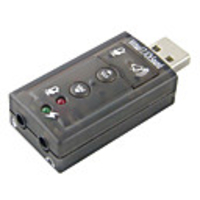 USB to Audio Crystal Blue Sound Card