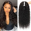 V Part water wave Human Hair Wig Glueless Brazilian Virgin Human Hair Wigs for Black Women No Leave Out Curly Wave Upgrade U Part Wigs 150% Density Lightinthebox