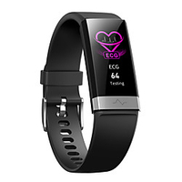 V19 smart bracelet ECGPPGHRV heart rate monitor blood pressure monitoring sleep Bluetooth fitness tracker big led smart watch Lightinthebox