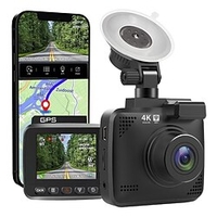 V53-4K Car Dash Cam Built in WiFi GPS Car Dashboard Camera Recorder with UHD 2160P,  2.4 LCD,  170° Wide Angle,  WDR,  Night Vision