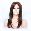 Virgin Human Hair Glueless Lace Front Lace Front Wig Layered Haircut Free Part style Brazilian Hair Straight Wig 130% 150% 180% Density with Baby Hair Natural Hairline African American Wig Bleached Lightinthebox