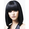 Virgin Human Hair Machine Made Glueless Full Lace Glueless Lace Front Wig Free Part Straight bangs With Bangs style Brazilian Hair Yaki Yaki Straight Wig 130% 150% 180% Density with Baby Hair Natural Lightinthebox