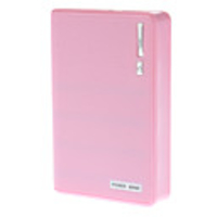Wallet Style 12000mAh Dual USB Power Bank with Adapters Set for iPhone/Sumsang/Nokia and Others (30pin, 5V 1A/2A, 42cm)