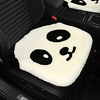 Wool Seat Cover Panda Modelling Cartoon for Car 1 Pack Car Front Seat Protector Universal Seat Cushion for Most Cars Vehicles SUVs and More Soft Comfort Warm Car Interior Accessories for Men Women Lightinthebox