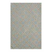 Wool Tufed Area Rug with Geometric Pattern 5