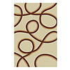 Wool Tufted Area Rug With Casual Lines Pattern 5