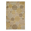 Wool Tufted Area Rug With Circle Pattern 5