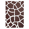 Wool Tufted Area Rug With Crack Pattern 5