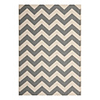 Wool Tufted Area Rug With Cross Stripe Pattern 5