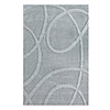Wool Tufted Area Rug With Curve Pattern 5