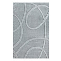 Wool Tufted Area Rug With Curve Pattern 5