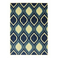 Wool Tufted Area Rug With Diamond Pattern 5