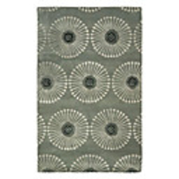 Wool Tufted Area Rug With Fireworks Pattern 5