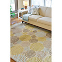 Wool Tufted Area Rug With Pattern 5