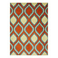 Wool Tufted Area Rug With Plaid Pattern 5