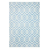 Wool Tufted Area Rug With Regular Hexagons Pattern 5