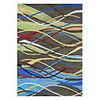 Wool Tufted Area Rug With Running River Pattern 5
