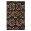 Wool Tufted Area Rug With Shiny Fireworks Pattern 5