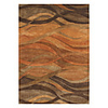 Wool Tufted Area Rug With Yellow River Pattern 5