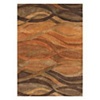 Wool Tufted Area Rug With Yellow River Pattern 5
