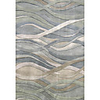 Wool Tufted Area Rugs with Waved Stripe Pattern 3