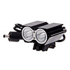 X2 4-Mode 2xCree XM-L T6 LED Bicycle Flashlight (2000LM,  4x18650,  Black)
