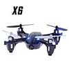 X6 2.4G 4CH RC Quadcopter wtih Camera and Light in Green