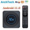 X96 X4 S905X4 Amlogic Smart RGB Light TV Box Android 11 4G 64G 2G16G Wifi Youtube AV1 Media Player TVBOX 8K Set top box Lightinthebox