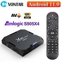 X96Max Plus Ultra TV Box Android 11 Amlogic S905X4 4GB 64GB TVBOX AV1 8K Wifi BT X96 Max Media Player 4GB 32GB Set Top Box Lightinthebox