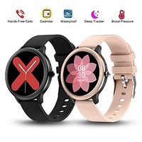 YD6 Smart Watch 1.28 inch Smartwatch Fitness Running Watch Bluetooth Pedometer Call Reminder Activity Tracker Compatible with Android iOS Women Men Waterproof Long Standby Hands-Free Calls IP 67 46mm Lightinthebox