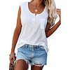 zecilbo womens summer casual scoop neck tank tops summer scoop neck casual shirts white,  small Lightinthebox